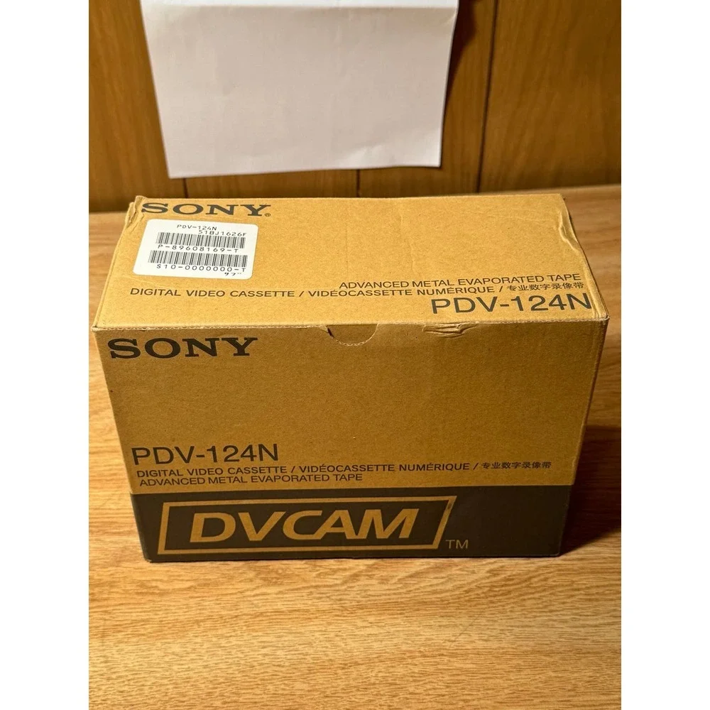 NEW 10‎ Sony PDV-124N Digital Video Cassettes DVCAM 124 Minutes Unused